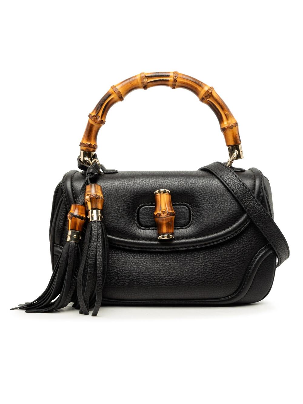 Gucci Medium Calfskin New Bamboo #361004G13B
